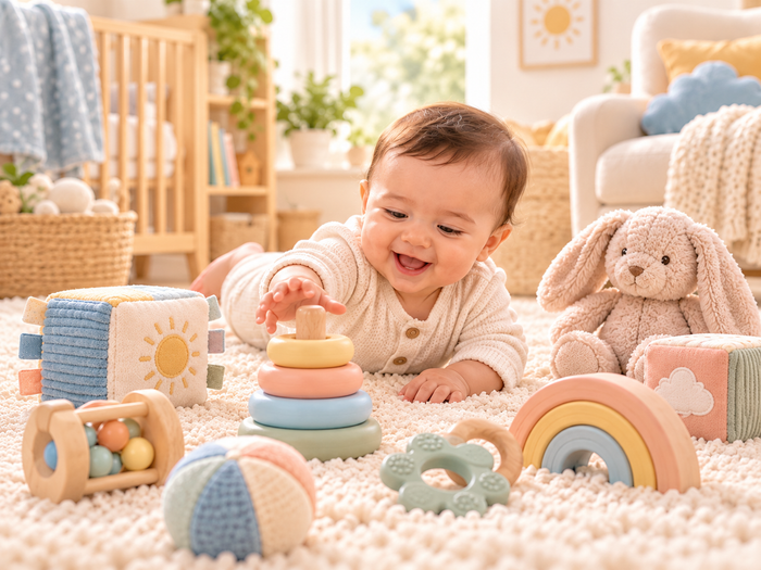 Baby's First Toys (0–12 months)