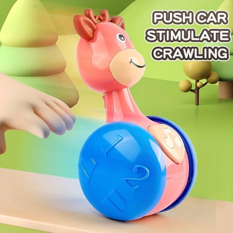 Roly Poly Deer Wobbler Toy for Babies 6–12 Months