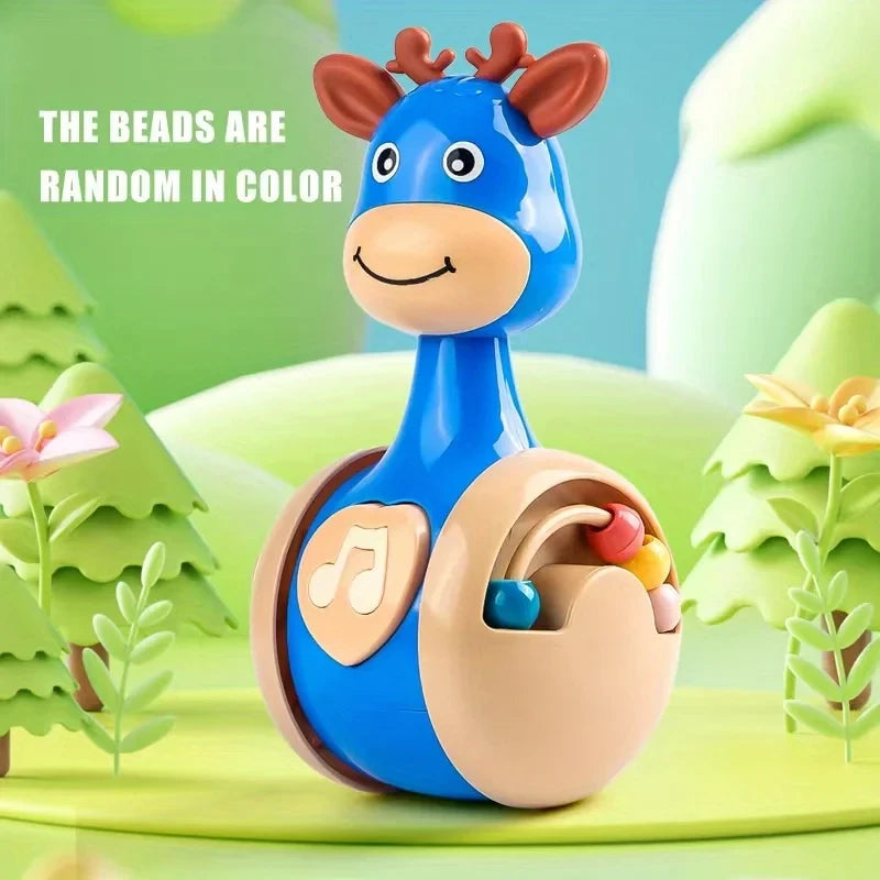 Roly Poly Deer Wobbler Toy for Babies 6–12 Months