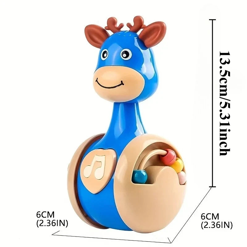 Roly Poly Deer Wobbler Toy for Babies 6–12 Months