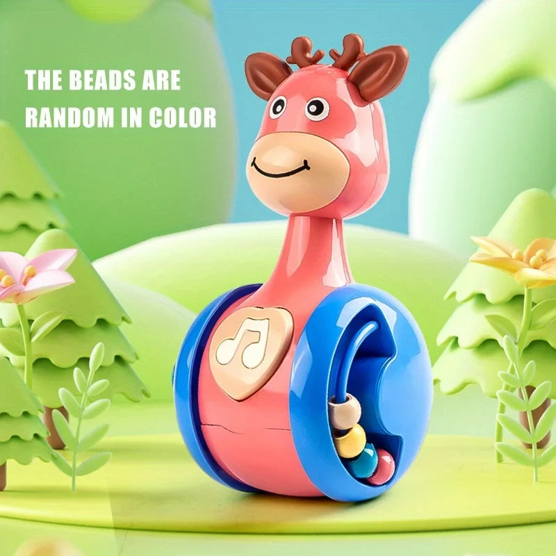 Roly Poly Deer Wobbler Toy for Babies 6–12 Months