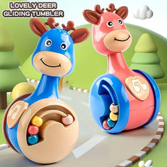 Roly Poly Deer Wobbler Toy for Babies 6–12 Months