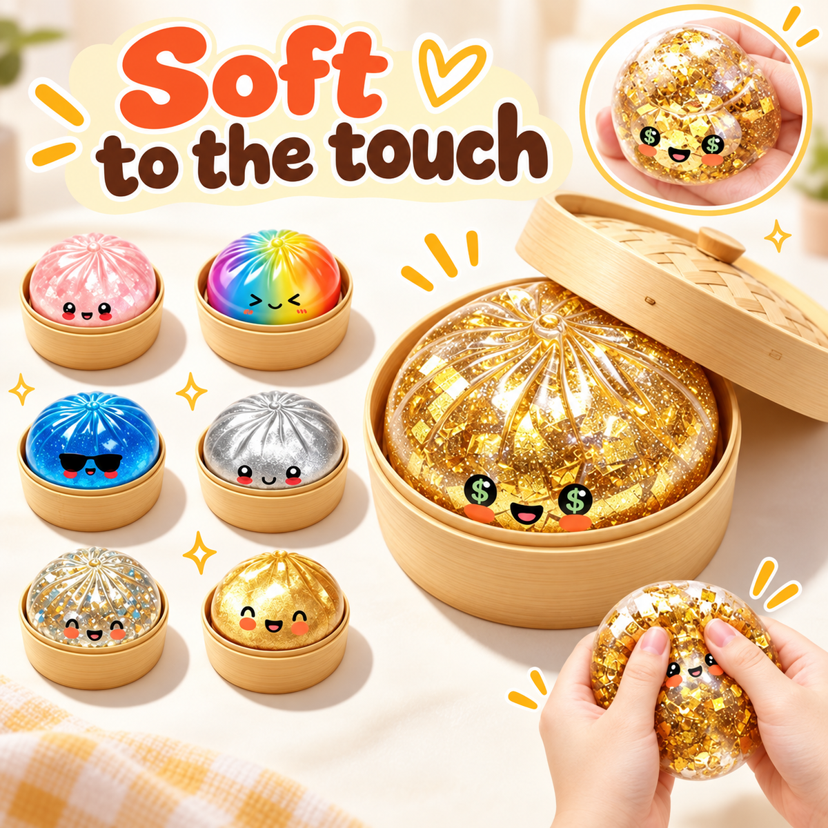Bao Bun Stress Relief Squishy