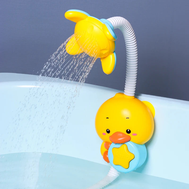 Duck Slide Bath Toy, Rainbow Water Track Bath Toy, Duck Shower Pipeline Bath Toy, or Kids Rainbow Bath Track Toy