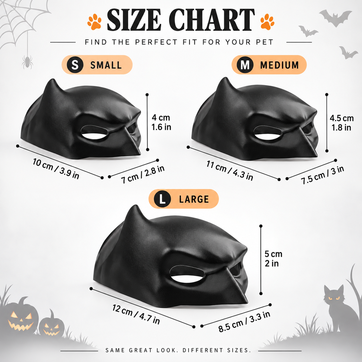 Halloween Bat Cat Mask