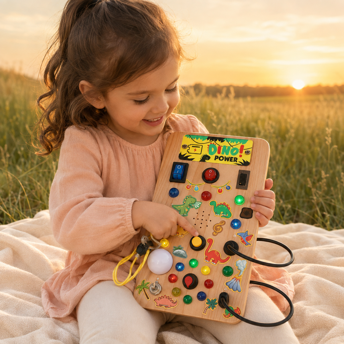 Montessori LED Busy Board