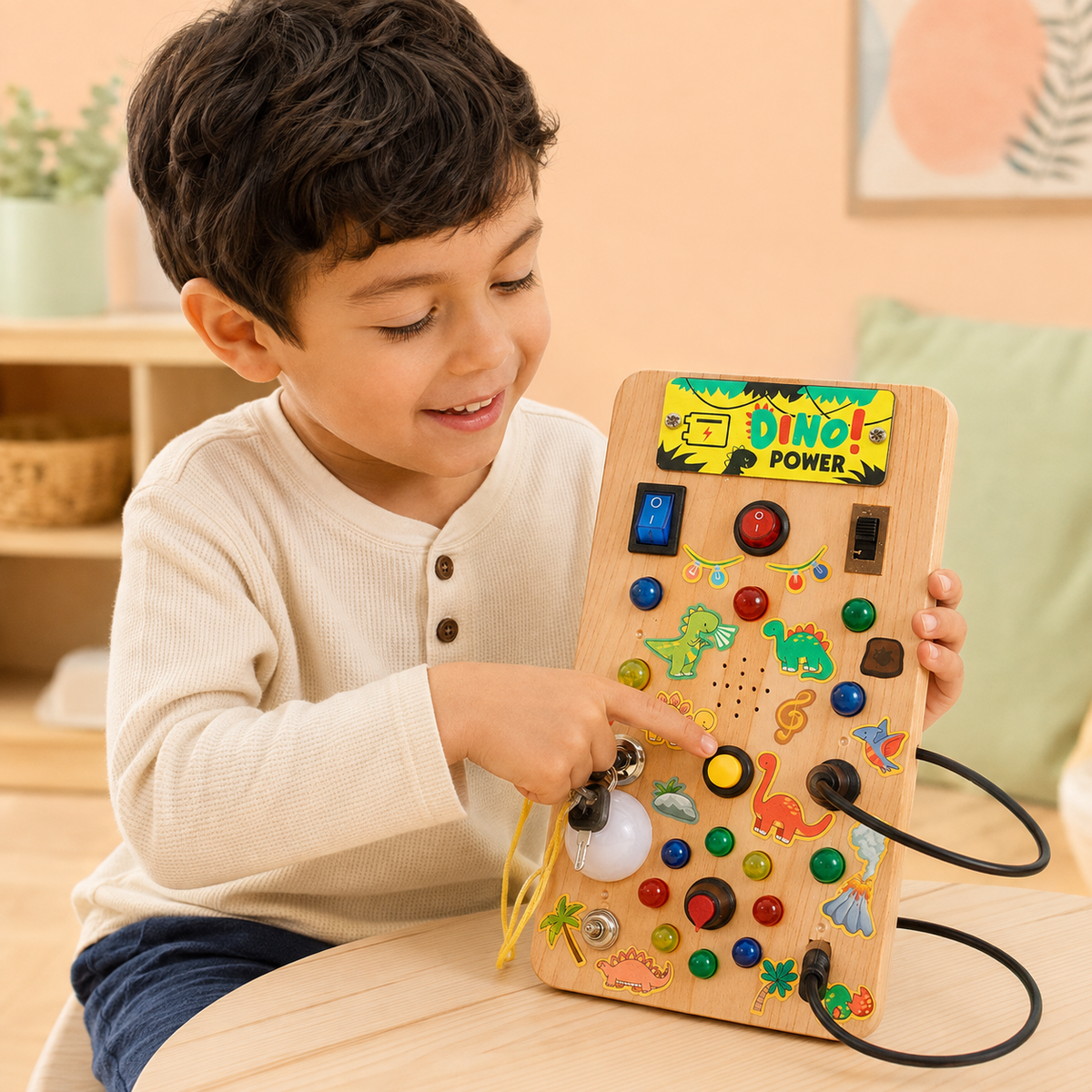 Montessori LED Busy Board