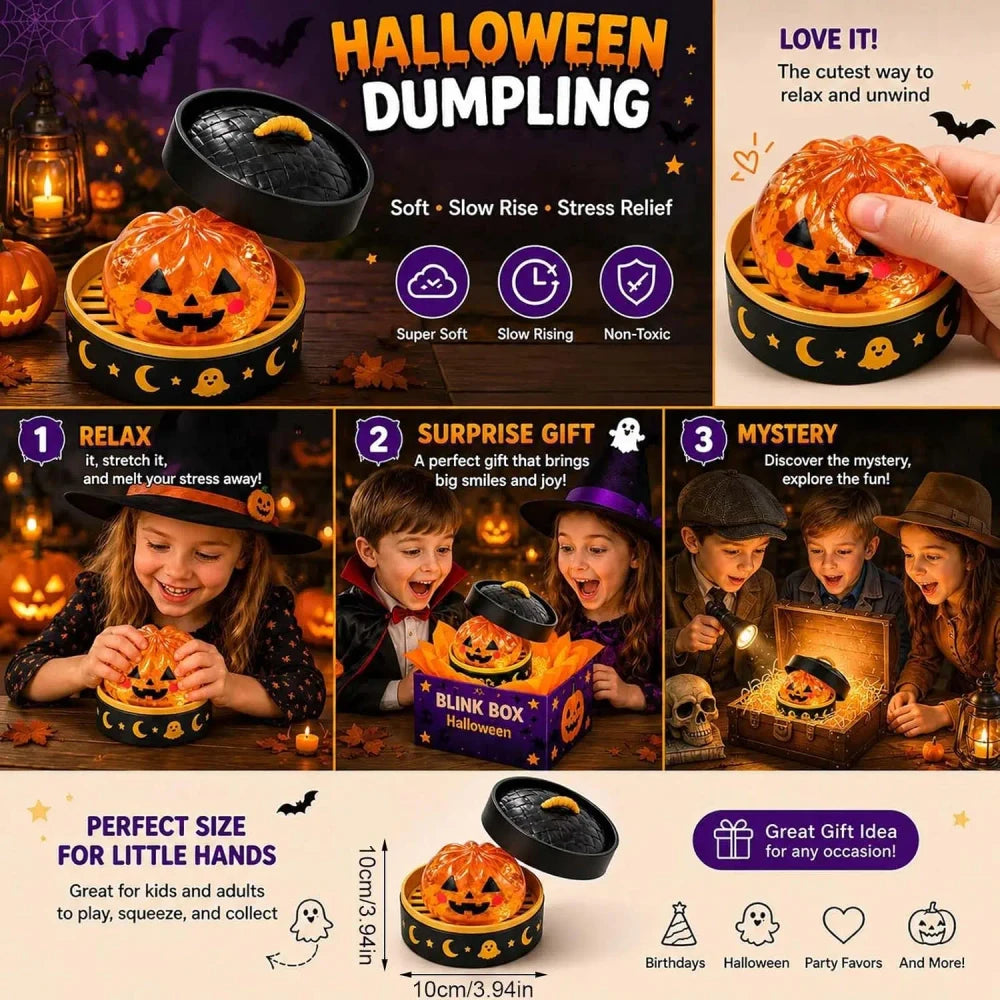 Halloween Dumpling Squeeze Sensory Toy