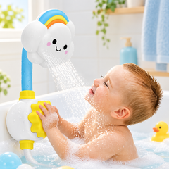 Rainbow Cloud Bath Shower Toy