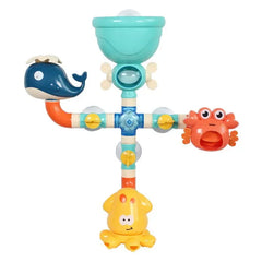 Whale & Dinosaur DIY Water Pipe Bath Toy for Kids 🛁💦