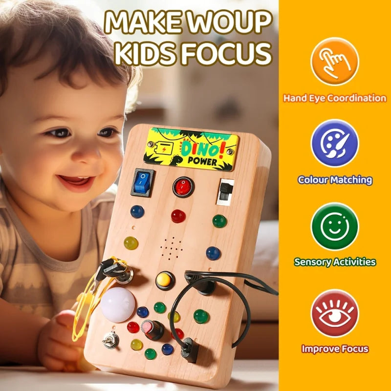 Montessori LED Busy Board