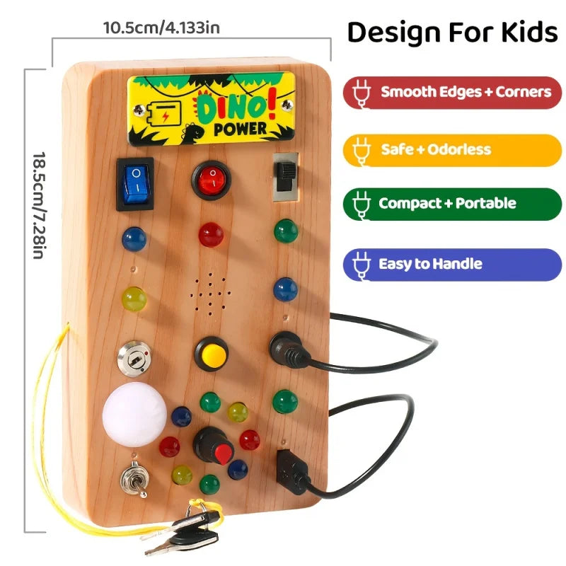Montessori LED Busy Board