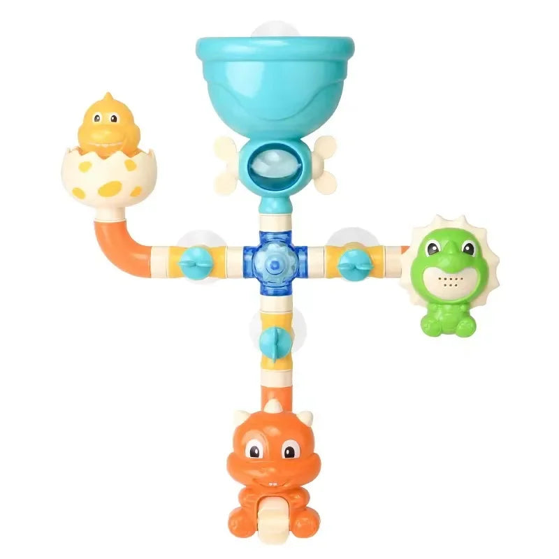 Whale & Dinosaur DIY Water Pipe Bath Toy for Kids 🛁💦