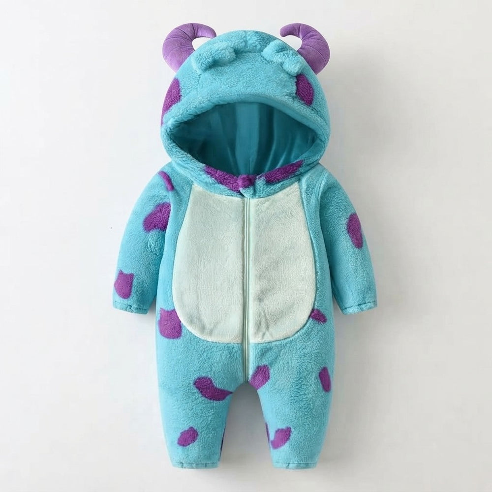 Hooded Fleece Baby Snowsuit