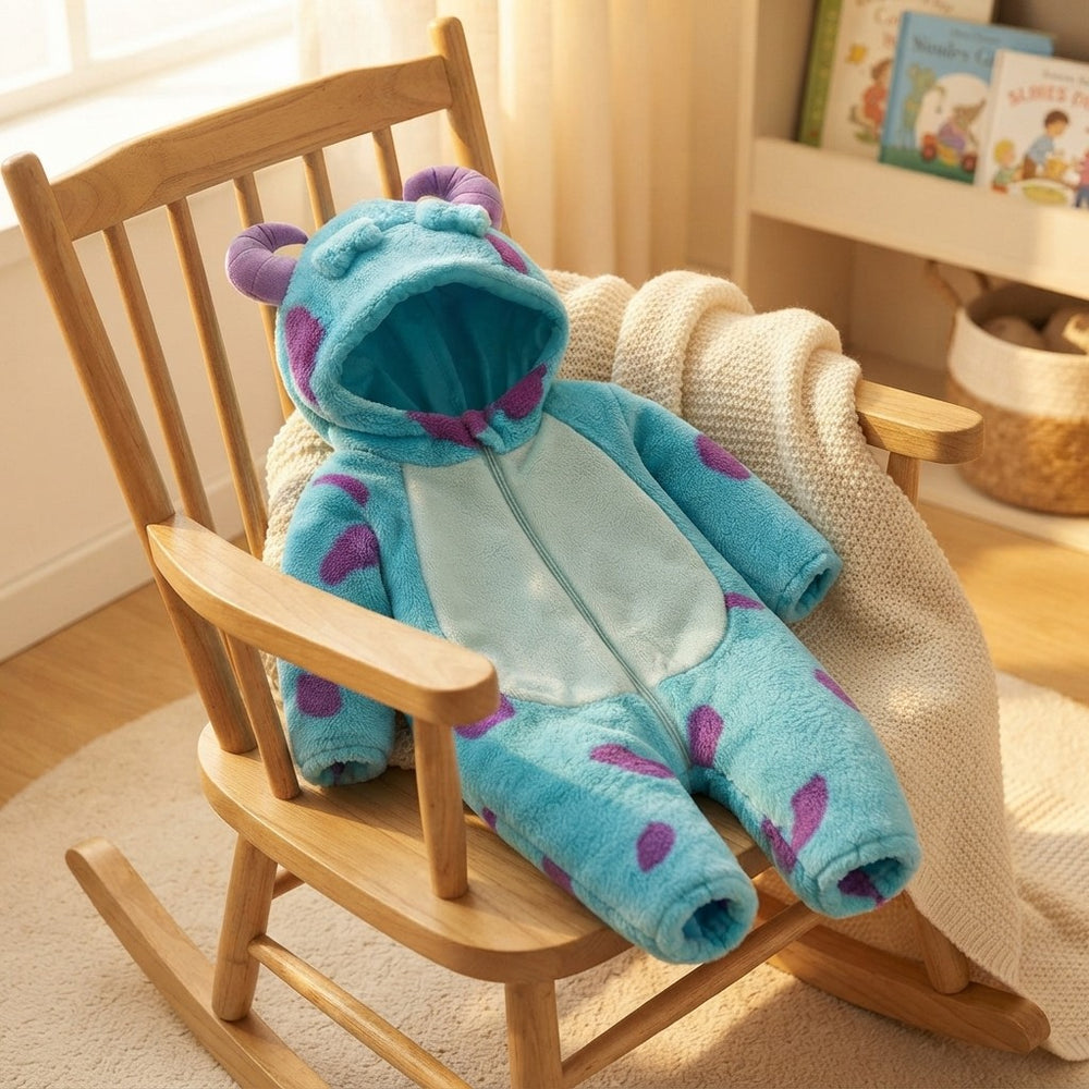 Hooded Fleece Baby Snowsuit